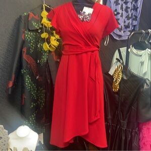 DKNY Red Wrap ❤️❤️Dress